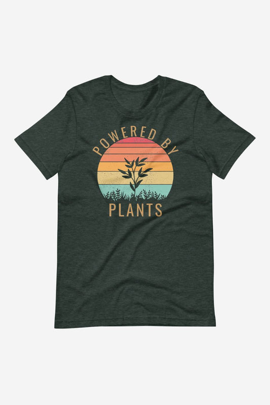 Powered By Plants - Unisex vegan t-shirt