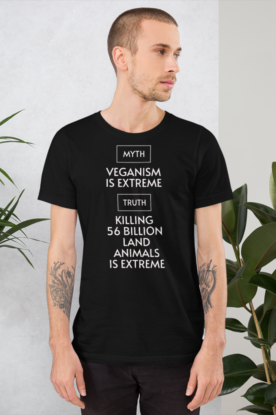 Truth About Veganism Unisex t-shirt