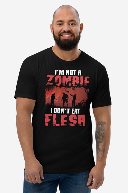 Not a Zombie Men's Fitted T-Shirt