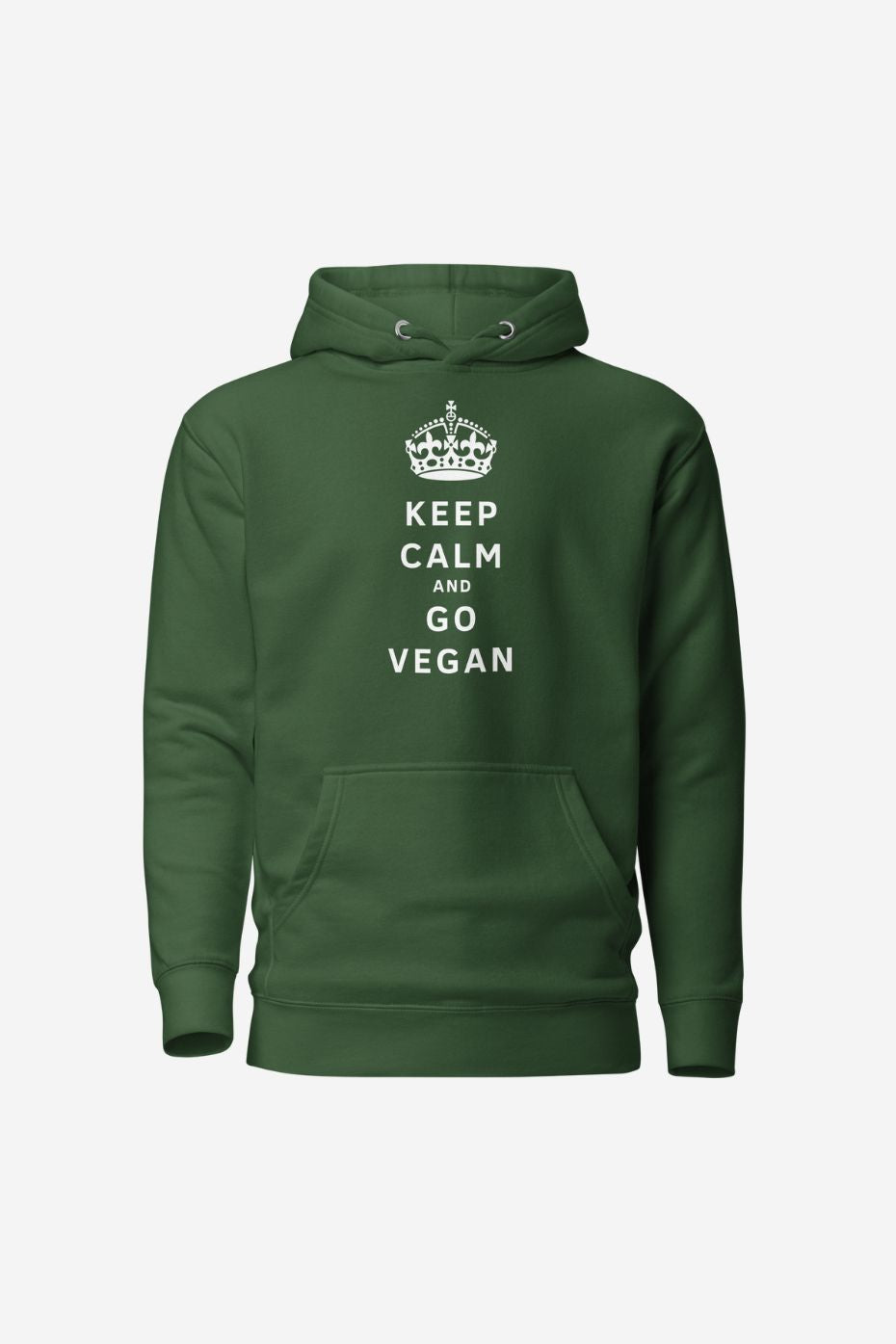 Keep Calm and Go Vegan - Unisex Premium Hoodie