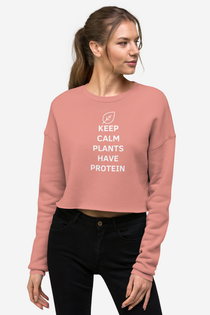 Keep Calm Crop Sweatshirt