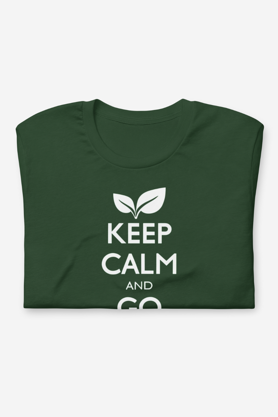 Keep Calm and Go Vegan Unisex t-shirt
