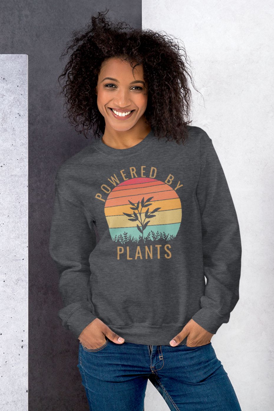 Powered By Plants - Unisex Sweatshirt