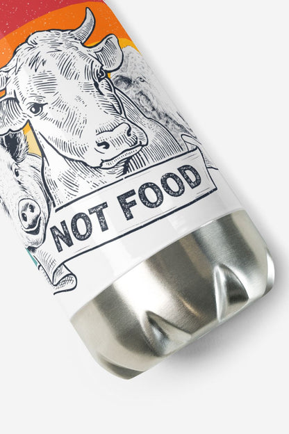 Friends Not Food - Stainless Steel Water Bottle