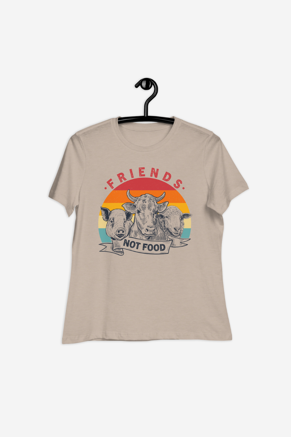 Friends Not Food Women's Relaxed T-Shirt