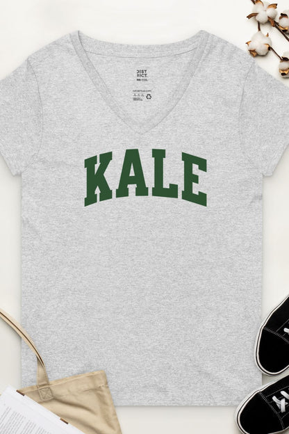 Kale - Women’s recycled v-neck t-shirt