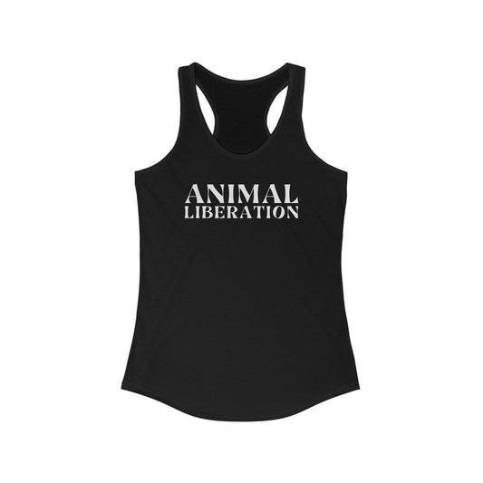 Animal Liberation Women's Ideal Racerback Tank