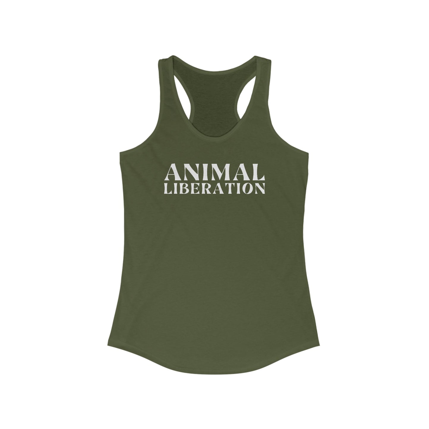 Animal Liberation Women's Ideal Racerback Tank