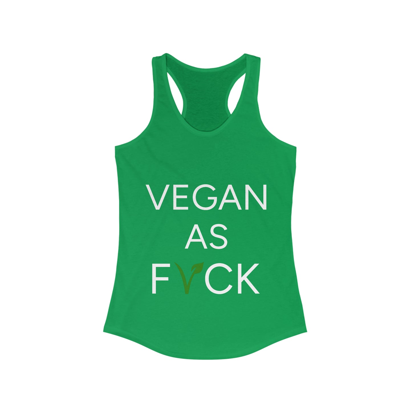 Vegan As Fvck - Women's Ideal Racerback Tank
