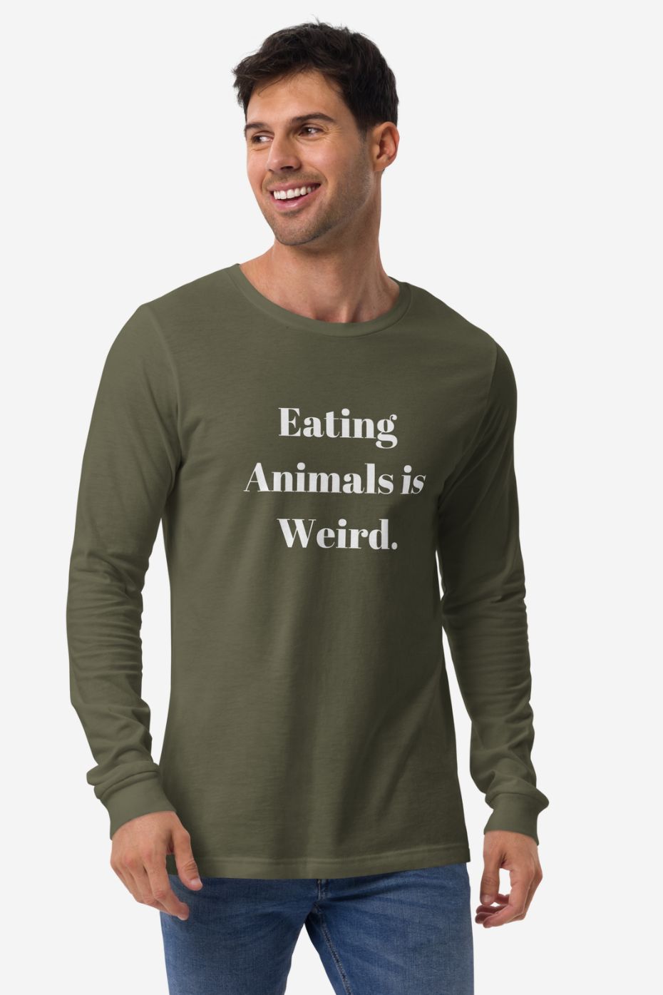 Eating Animals is Weird - Unisex Long Sleeve Tee