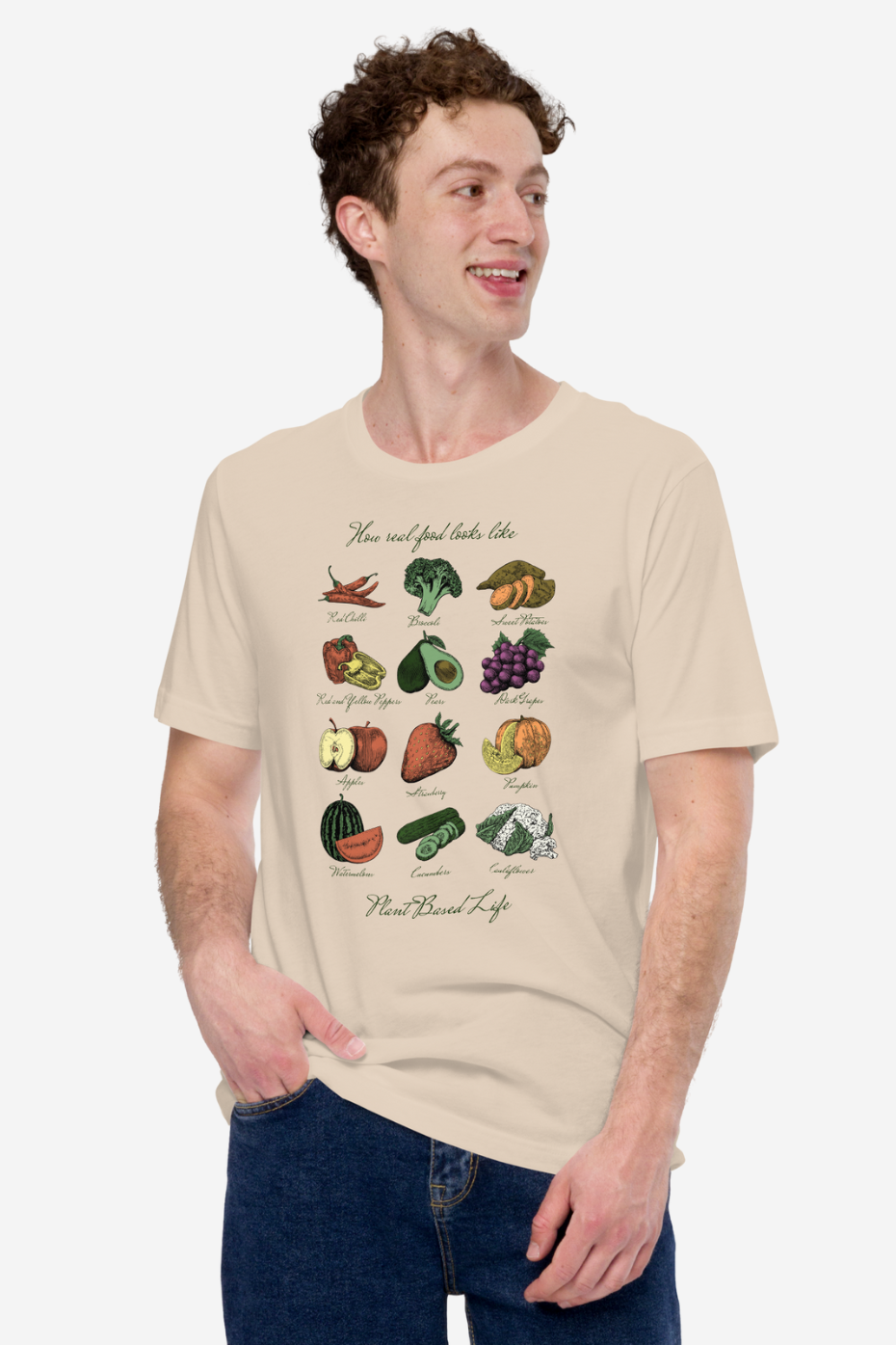 How Real Food Looks Like Unisex t-shirt