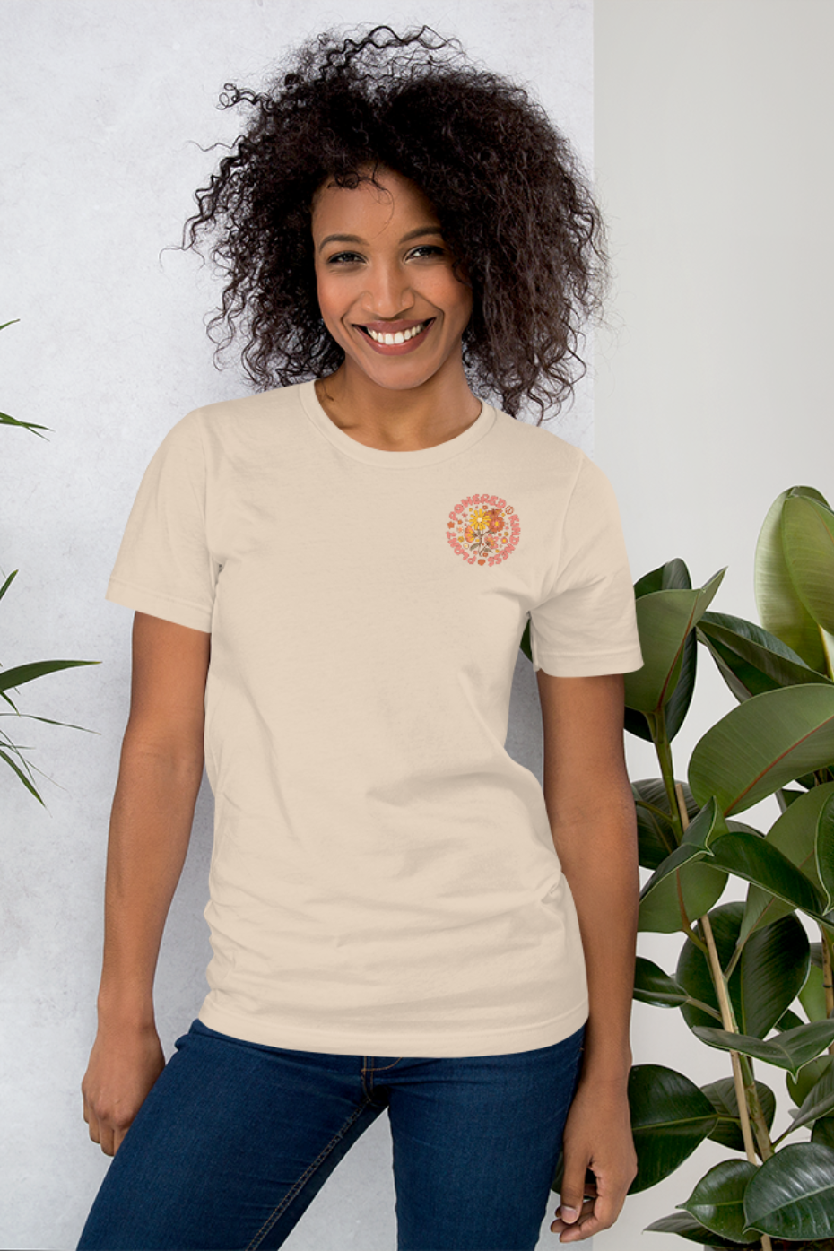 Plant Powered Kindness Unisex t-shirt
