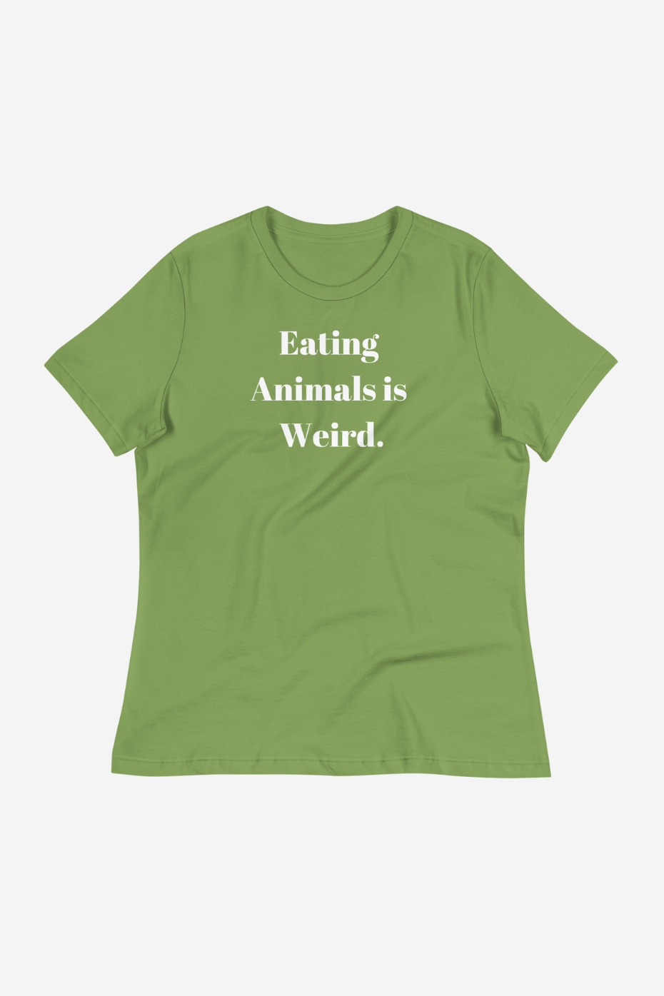 Eating Animals Is Weird Women's Relaxed T-Shirt