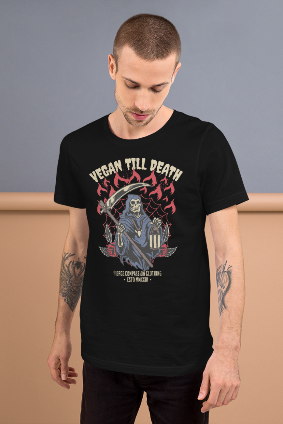 Vegan Till Death Unisex t-shirt