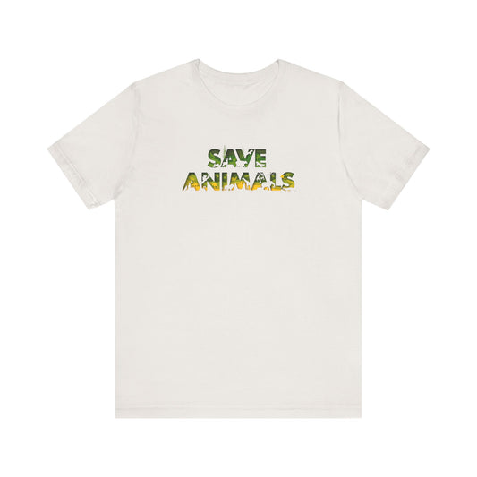 Save Aninals Unisex Jersey Short Sleeve Tee