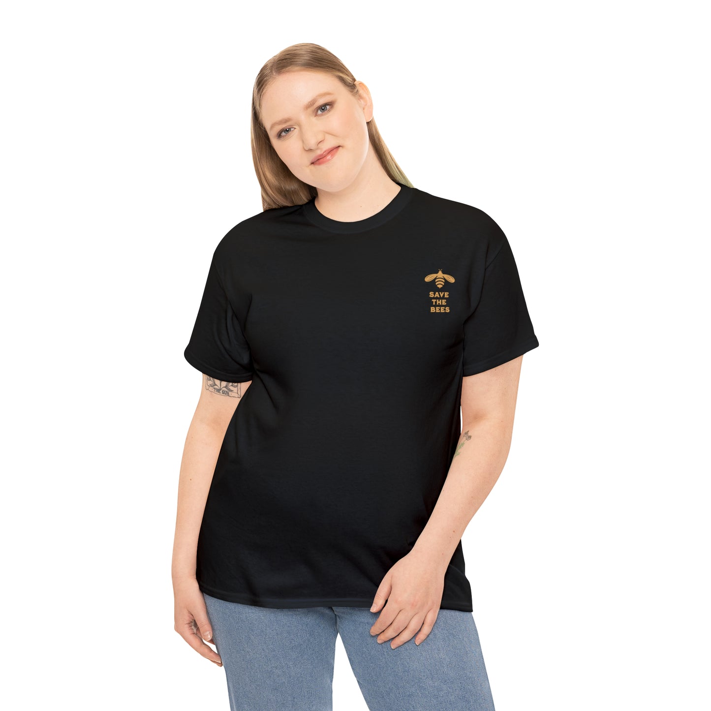 Save the Bees - Unisex Heavy Cotton Tee