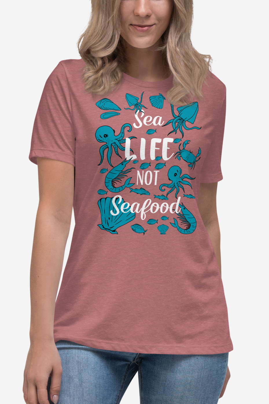 Sea Life Not Seafood Women's Relaxed T-Shirt