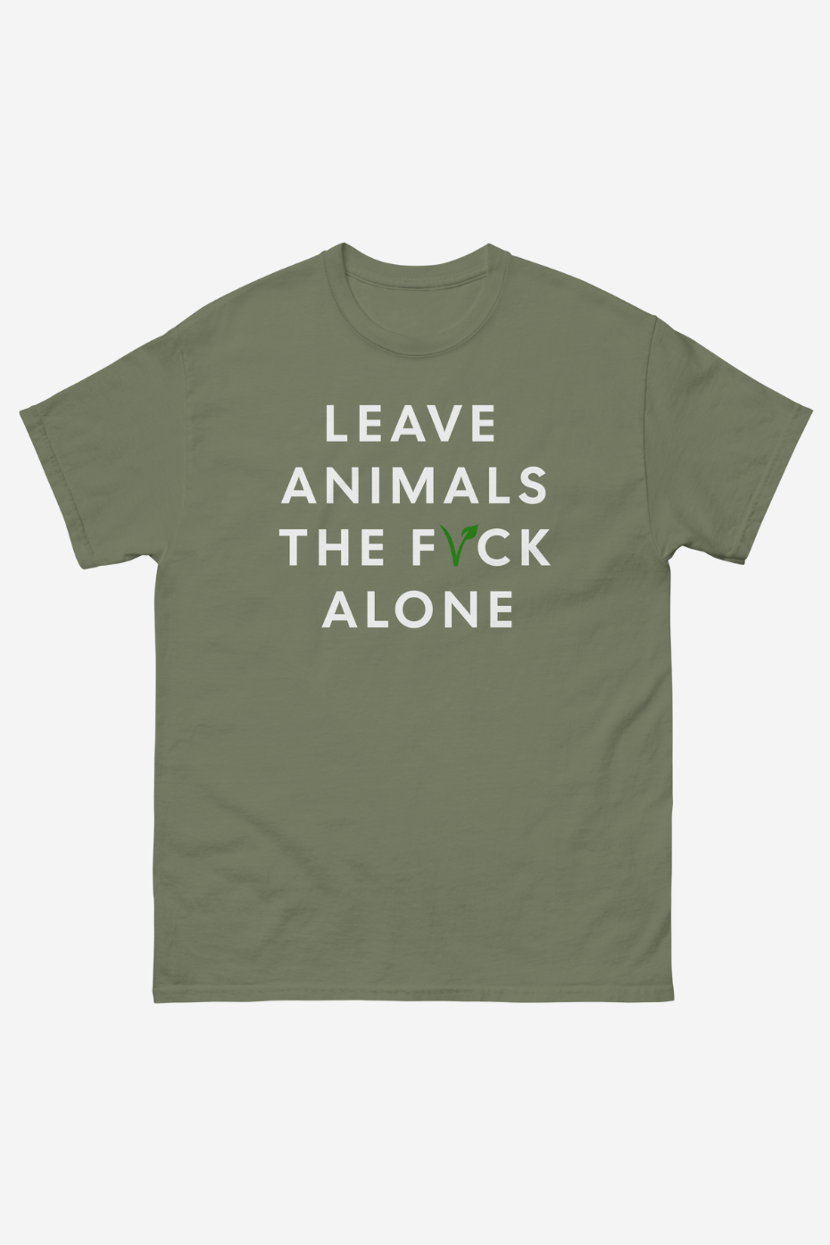 Leave Animals Alone Men's classic tee