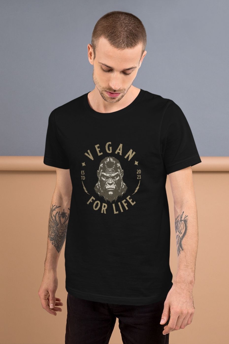 Vegan For Life - Unisex vegan t-shirt