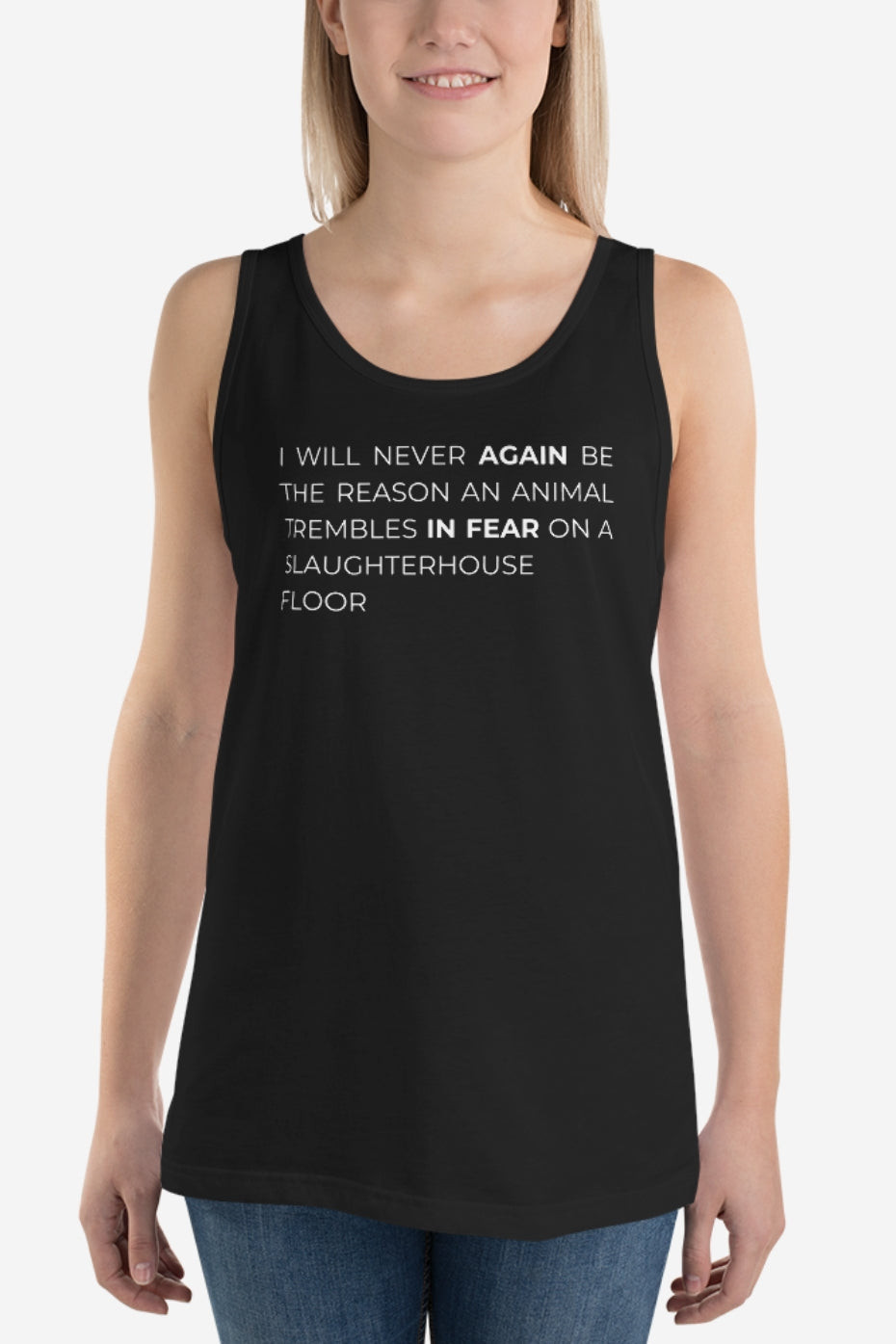 I Will Never Again Unisex Tank Top