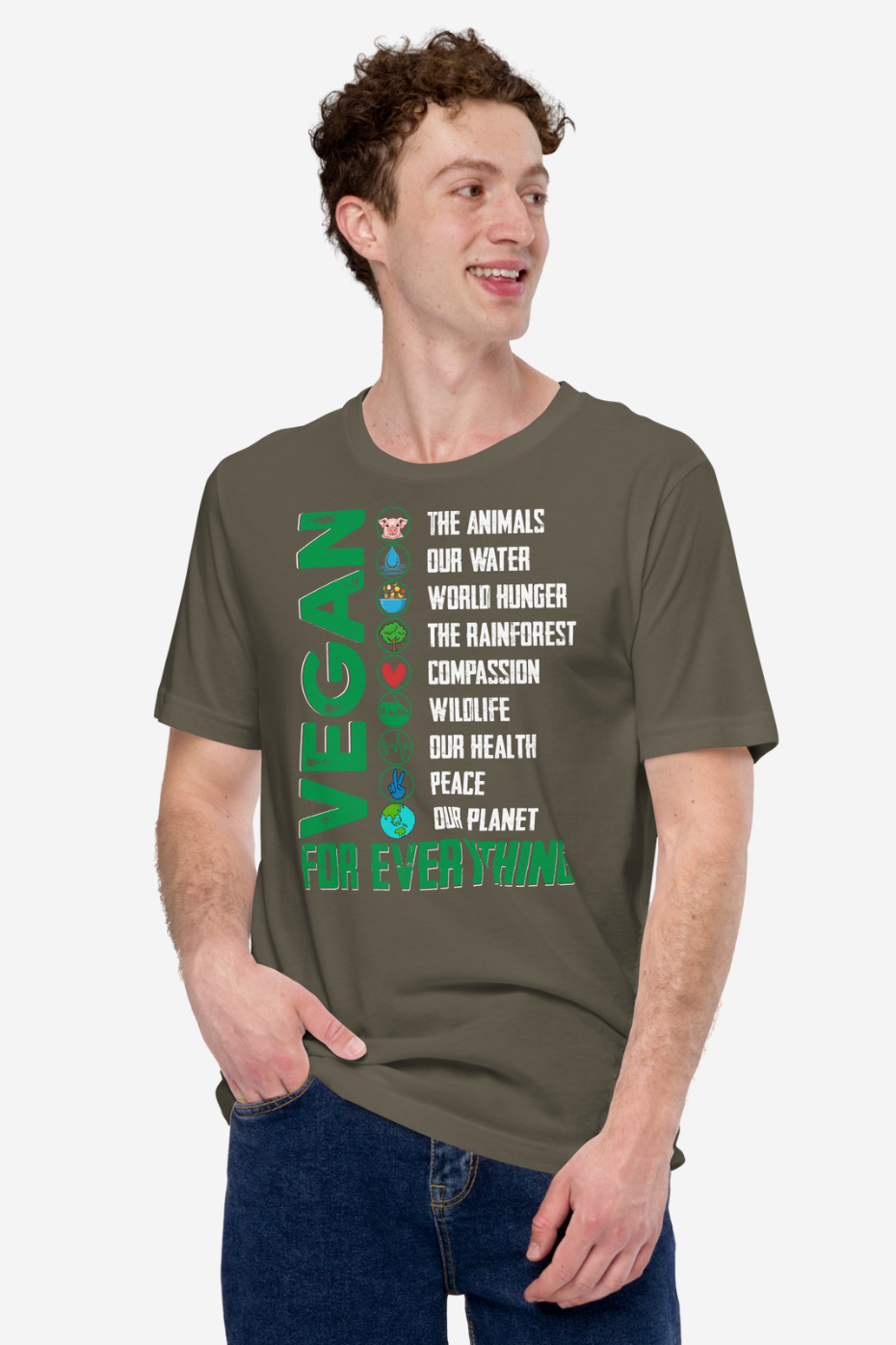 Vegan For Everything Unisex t-shirt