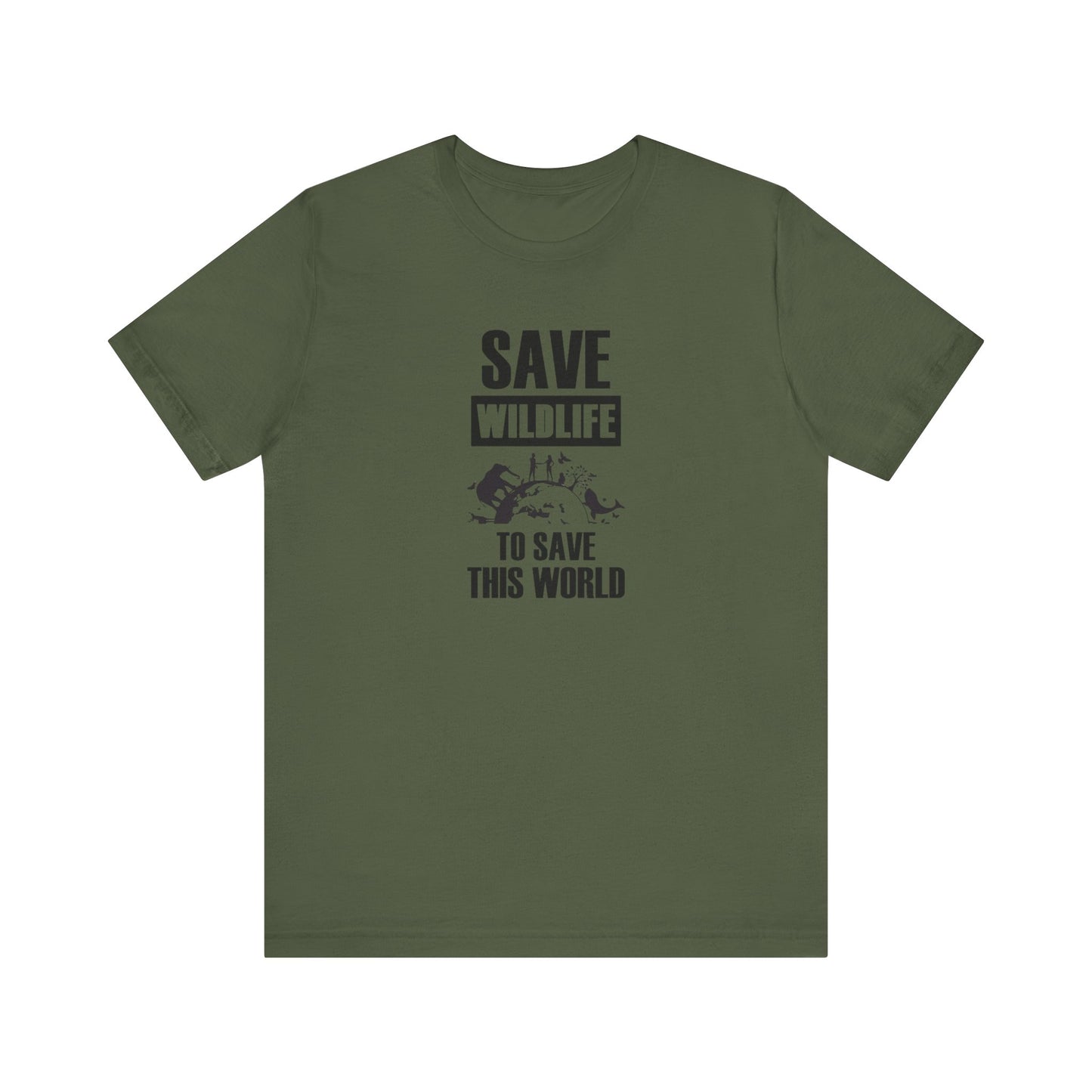 Save Wild Life Unisex Jersey Short Sleeve Tee