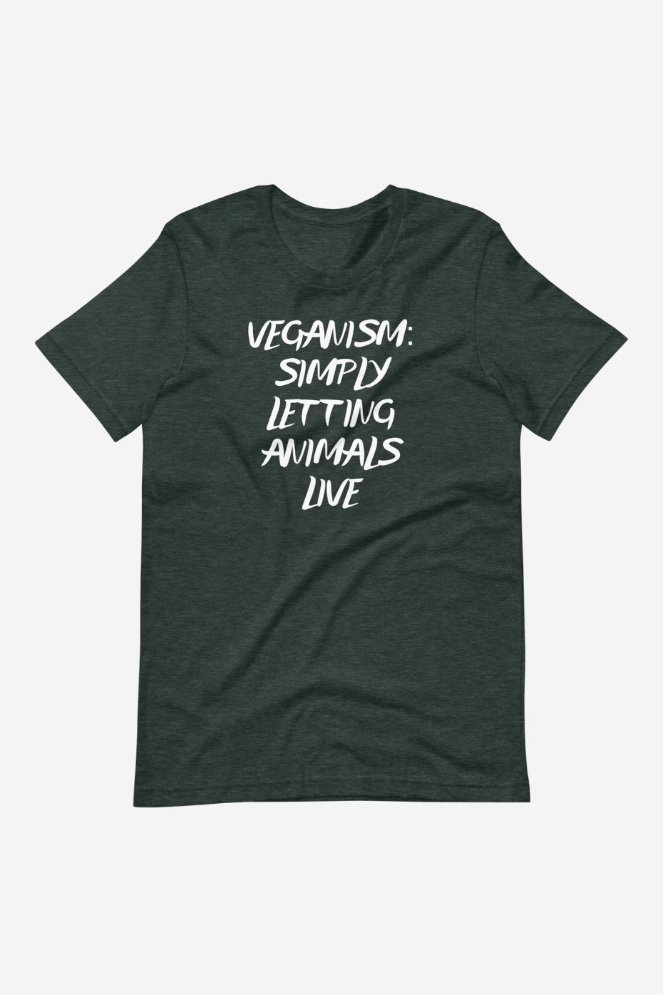 Letting Animals Live Unisex t-shirt