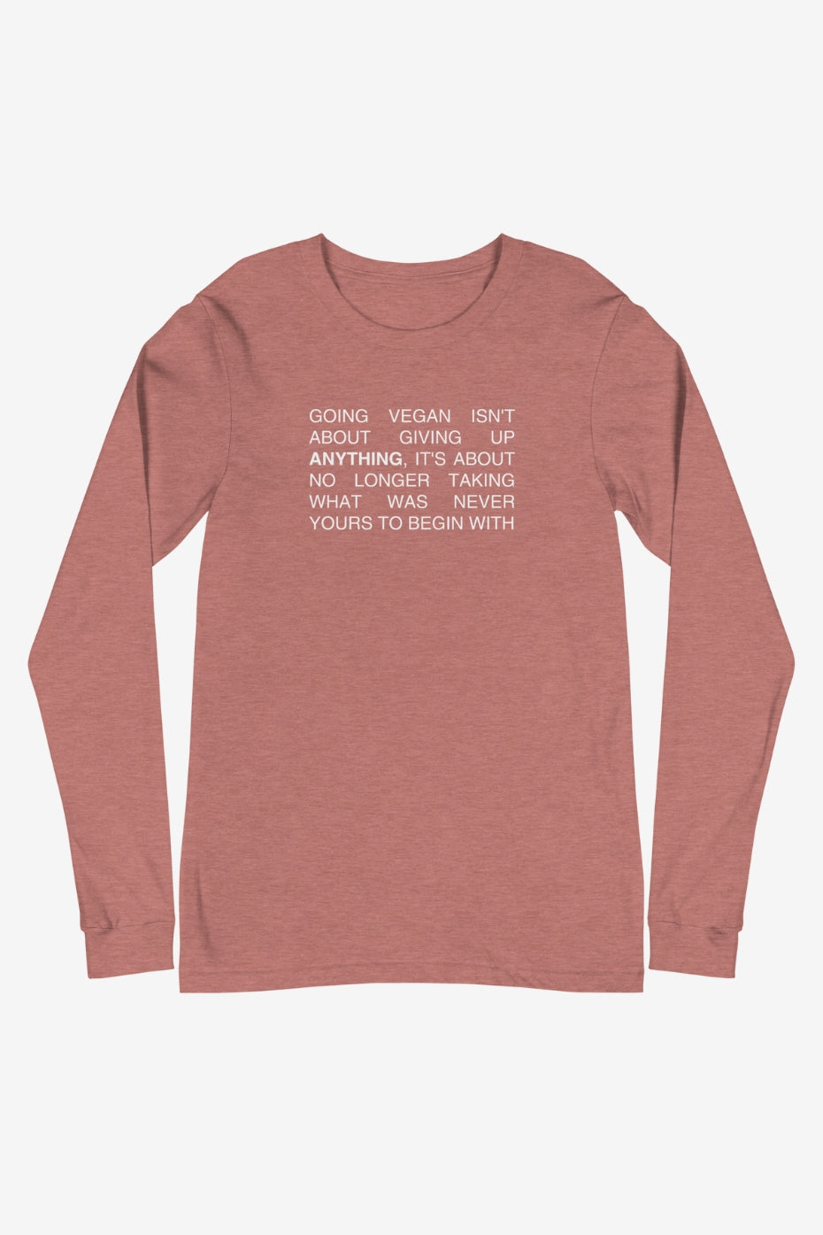 Going Vegan Unisex Long Sleeve Tee