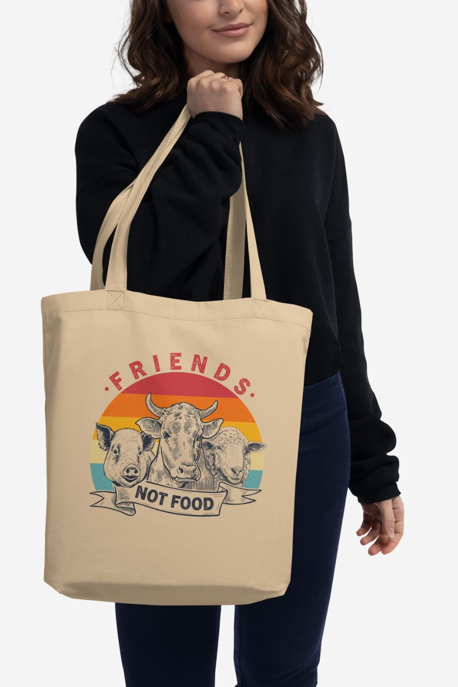 Friends Not Food - Eco Tote Bag