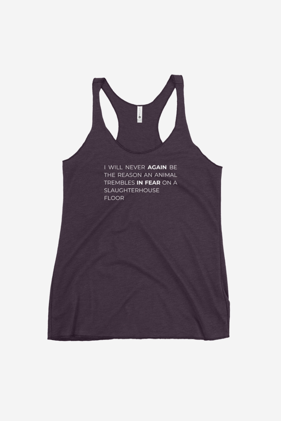 I Will Never Again Women's Racerback Tank