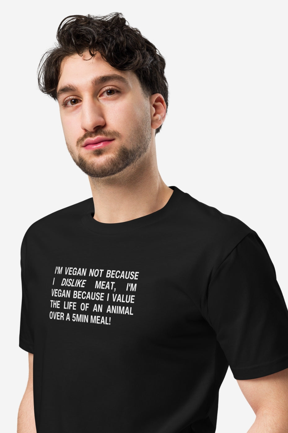 Vegan Because Unisex T-Shirt