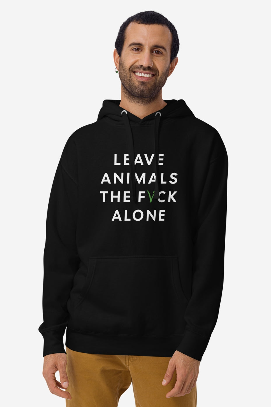 Leave Animals Alone Unisex Premium Hoodie