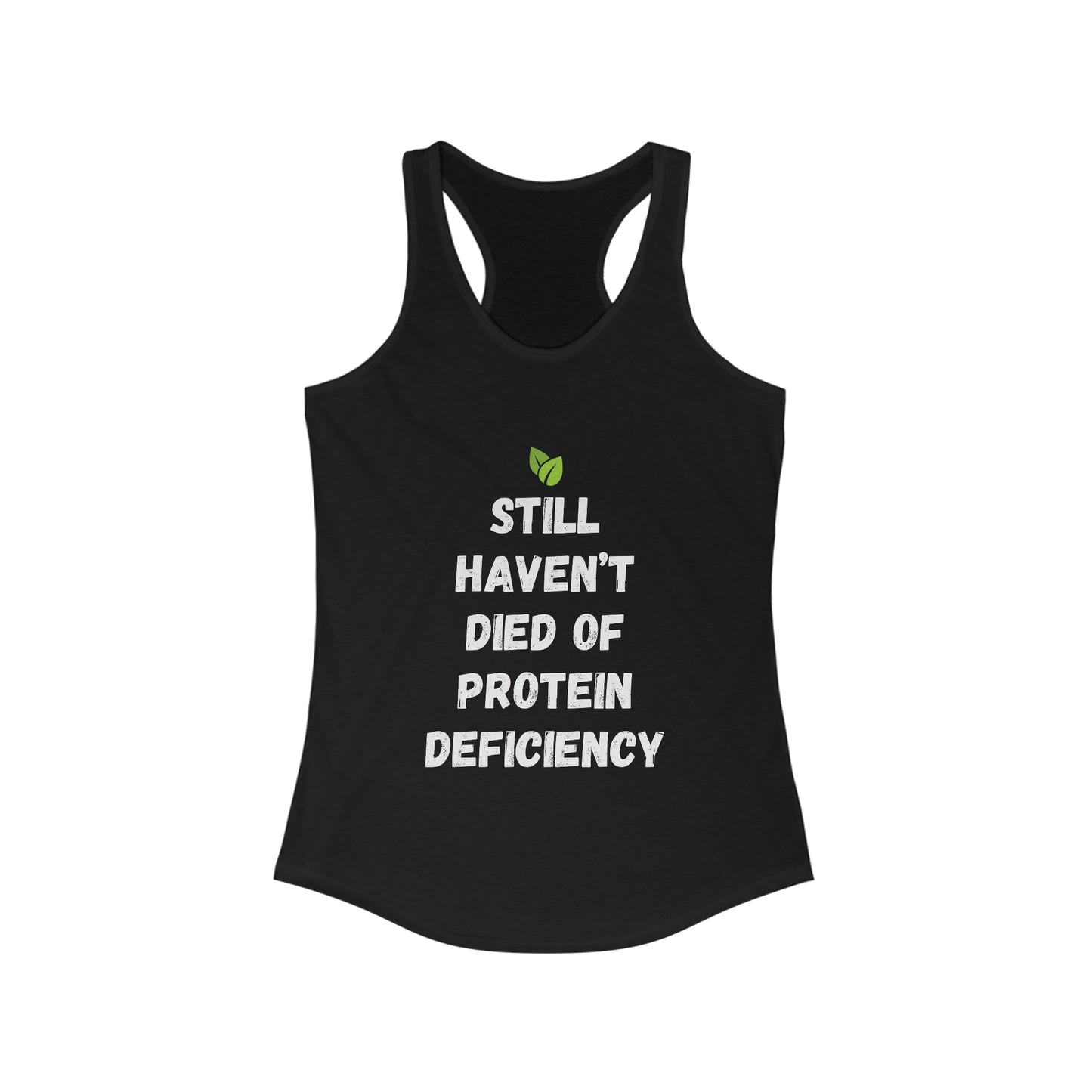 No Protein Deficiency Women's Ideal Racerback Tank