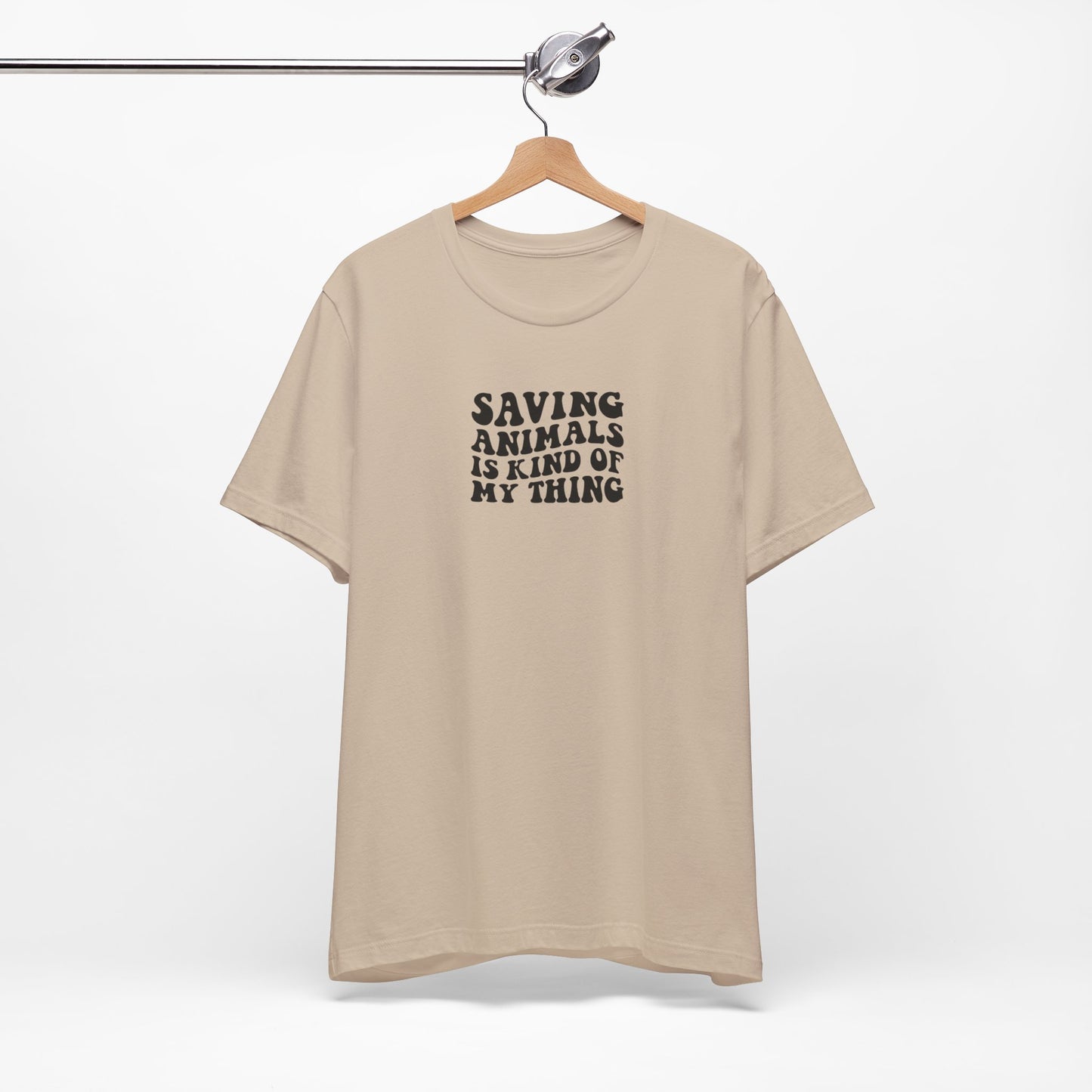 Saving Animals Unisex Jersey Short Sleeve Tee