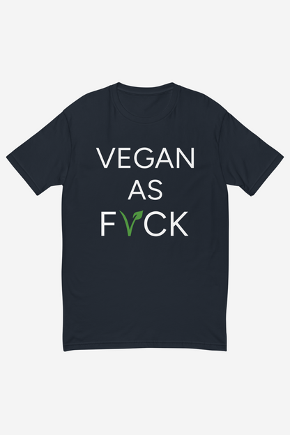 Vegan as Fvck Men's Fitted T-Shirt