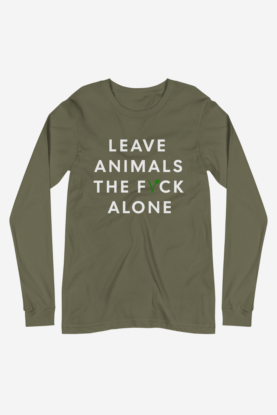 Leave Animals Alone Unisex Long Sleeve Tee