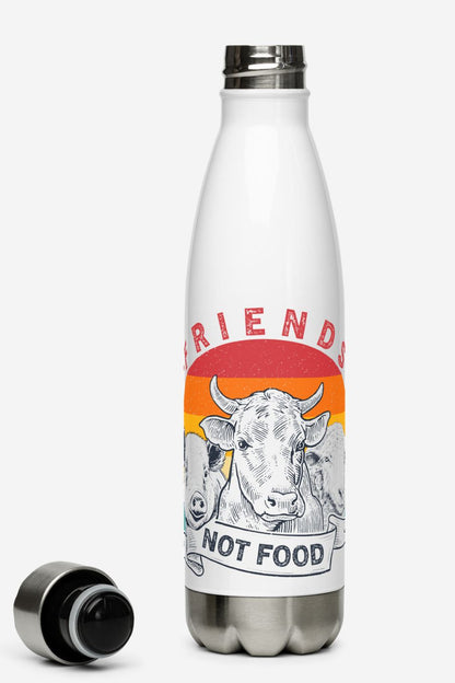 Friends Not Food - Stainless Steel Water Bottle