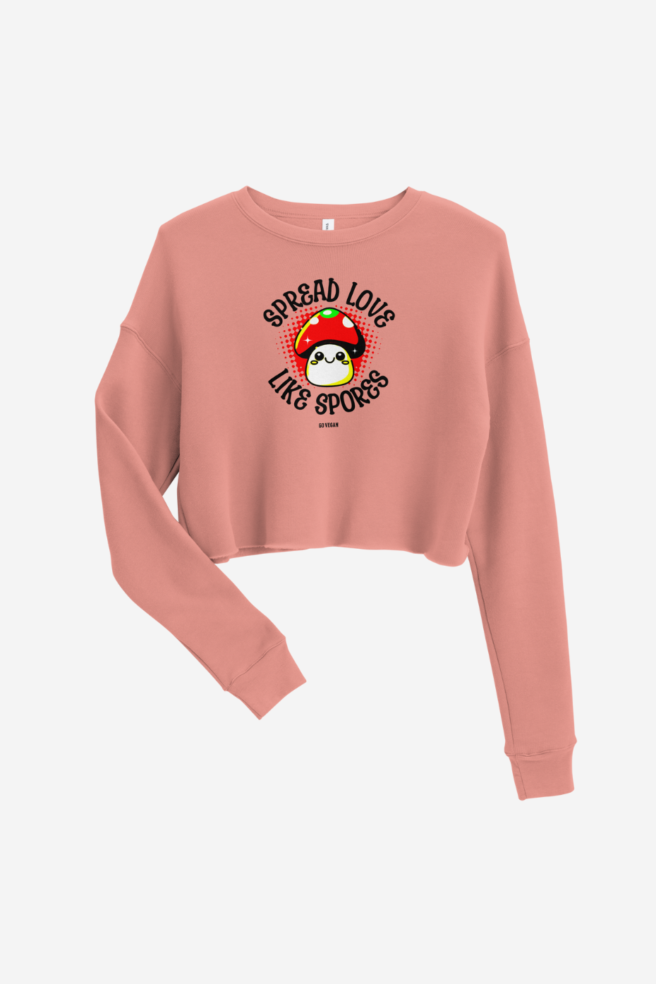 Spread Love Crop Sweatshirt