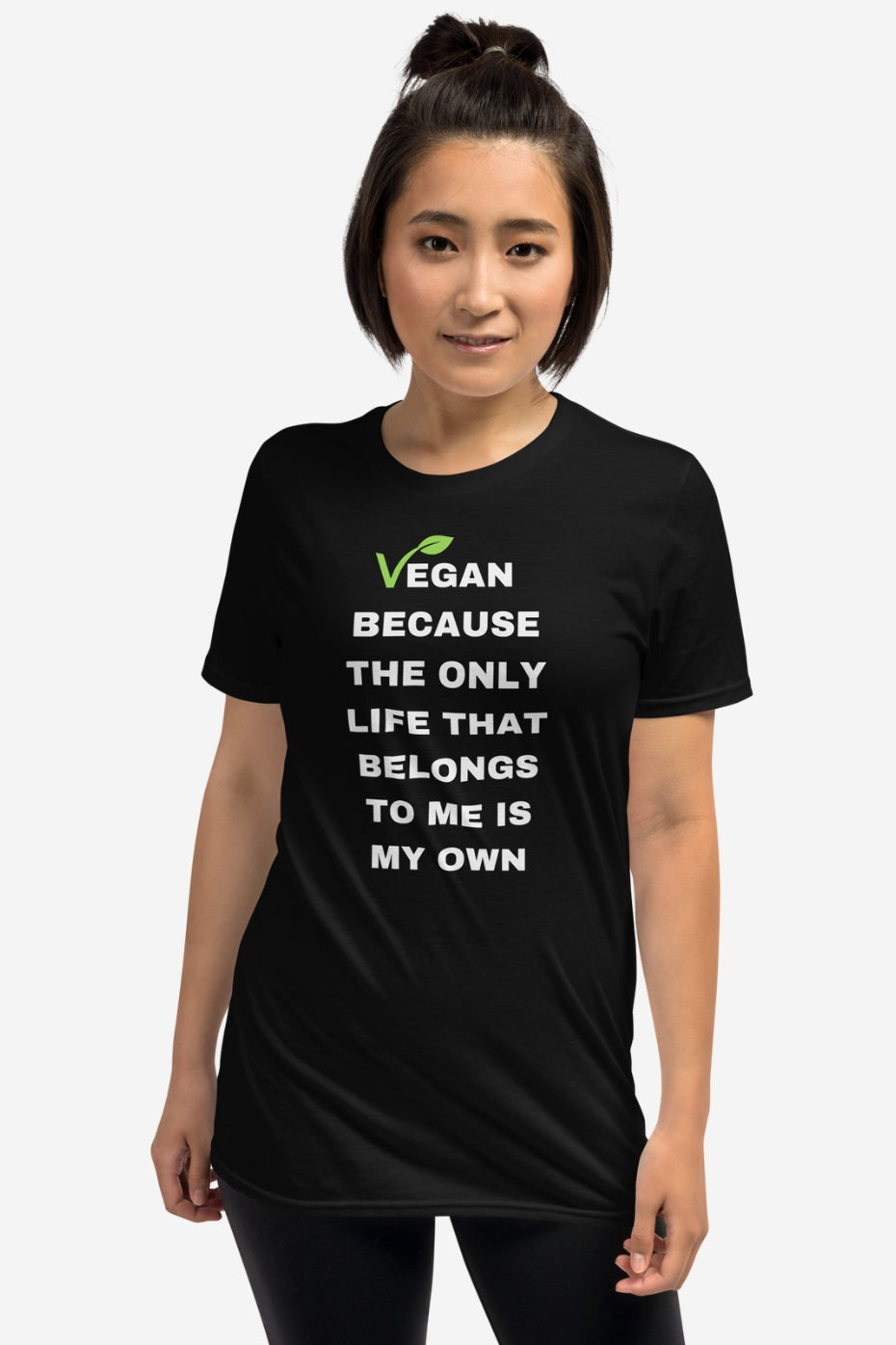 Vegan Because Unisex T-Shirt