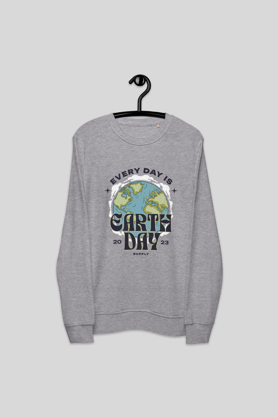 Every Day is Earth Day Unisex organic sweatshirt