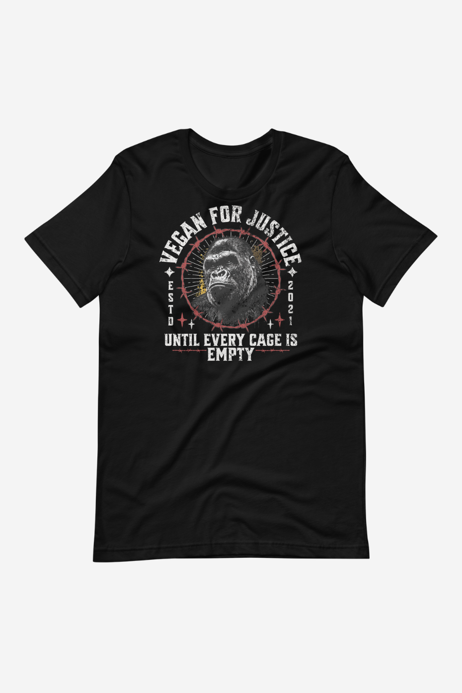 Until Every Cage Is Empty Unisex t-shirt