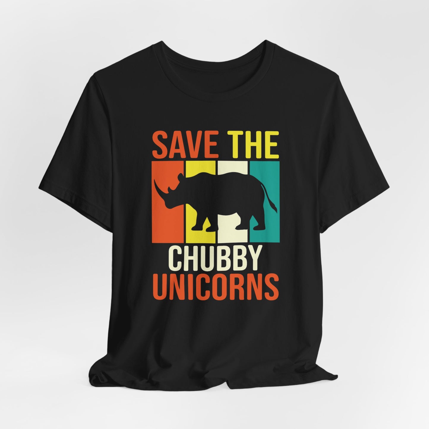 Save The Chubby Unicorns Unisex Short Sleeve Tee