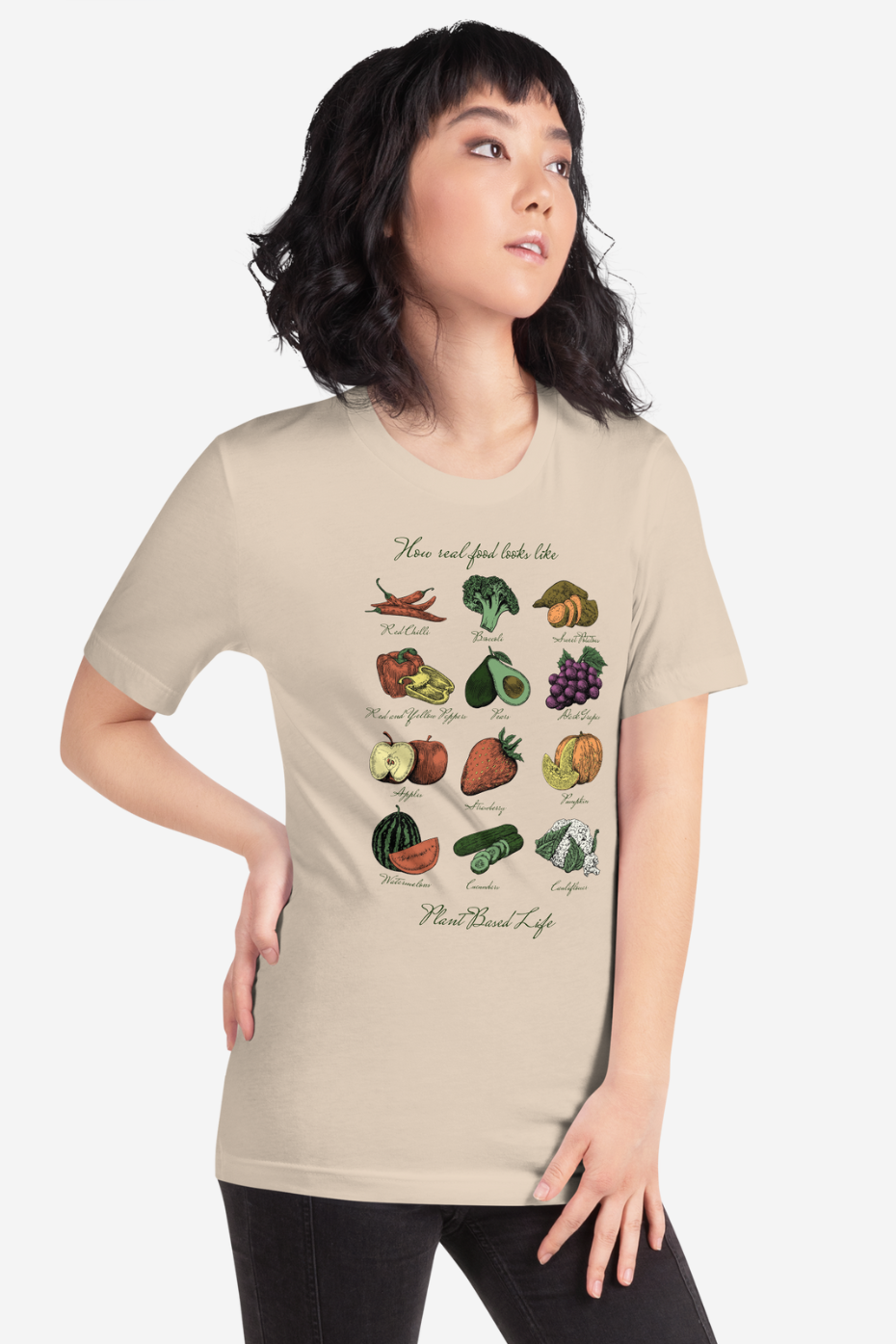 How Real Food Looks Like Unisex t-shirt