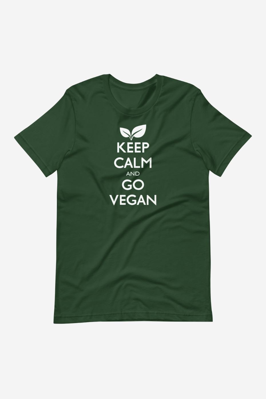 Keep Calm and Go Vegan Unisex t-shirt