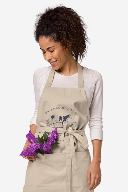 Friends Not Food - Organic cotton apron