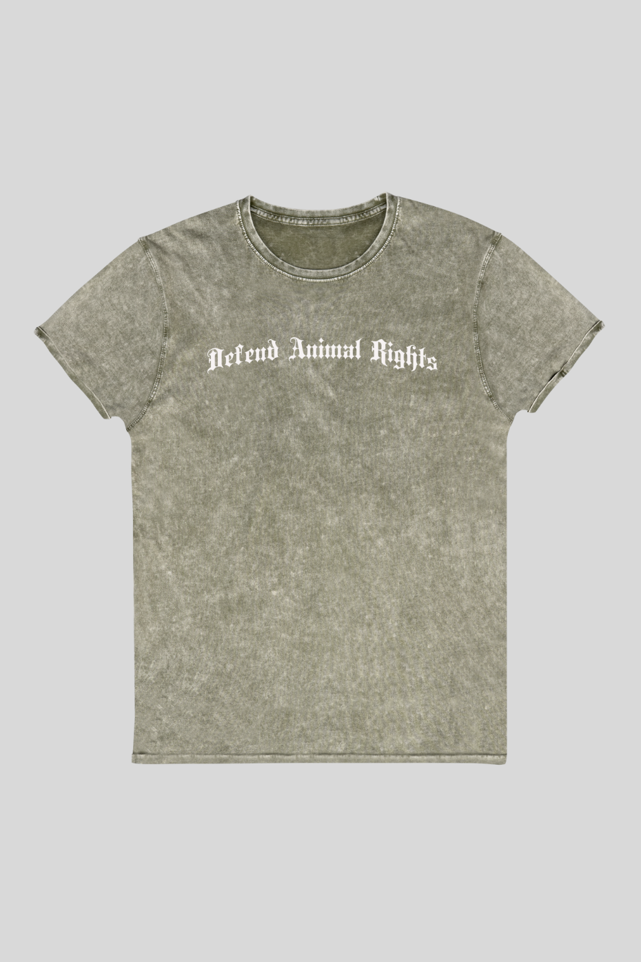 Defend Animal Rights Unisex Denim T-Shirt