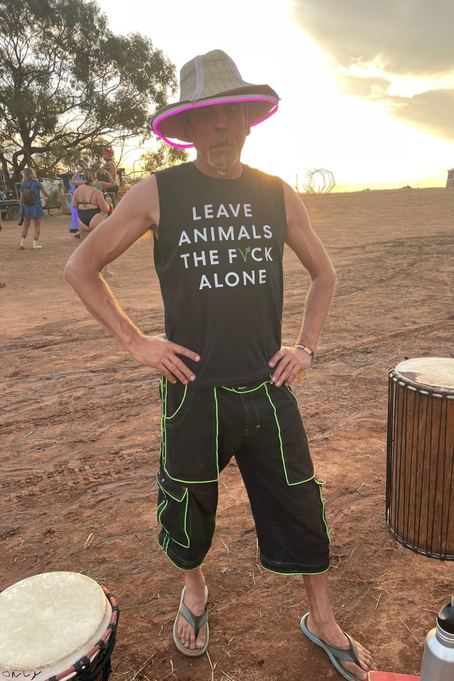 Leave Animals Alone Muscle Shirt