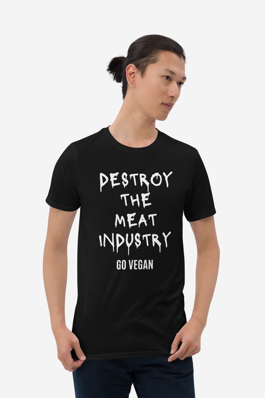 Destroy The Meat Industry Unisex Softstyle T-Shirt