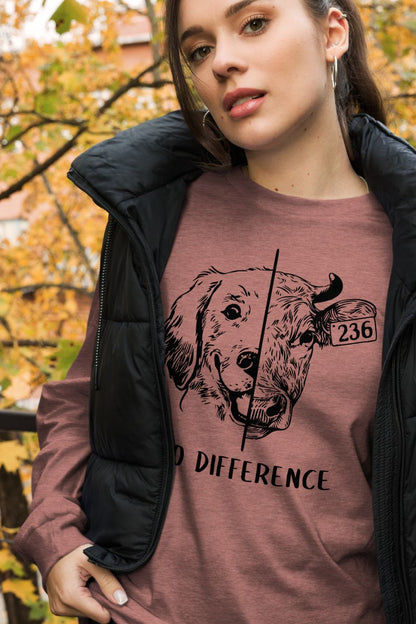 No Difference - Unisex Long Sleeve Tee