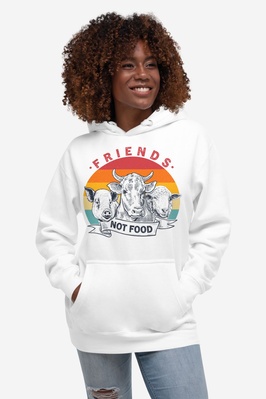 Friends Not Food - Unisex Premium Hoodie